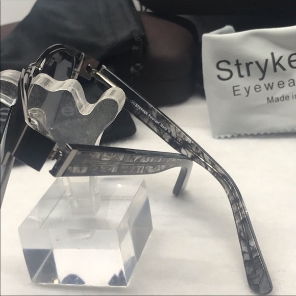 NWT Stryker Polarized sunglass Gun Metal STF715/56 - Picture 2 of 3